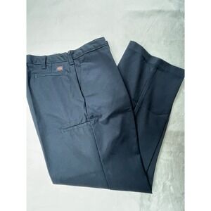 NWT Dickies Mens 40 x 32 Pants Navy Blue SLip Pocket Straight Leg